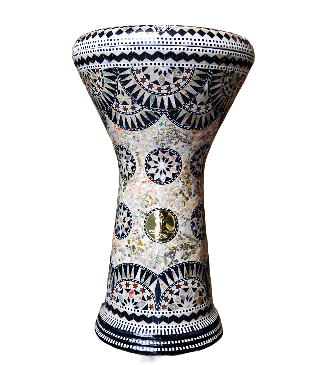 Buy WP-1008N Gawharet El Fan White Pearl 22cm Diameter Darbouka